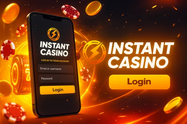 Instant Casino on a mobile phone